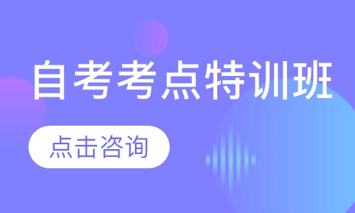 自考考点特训班